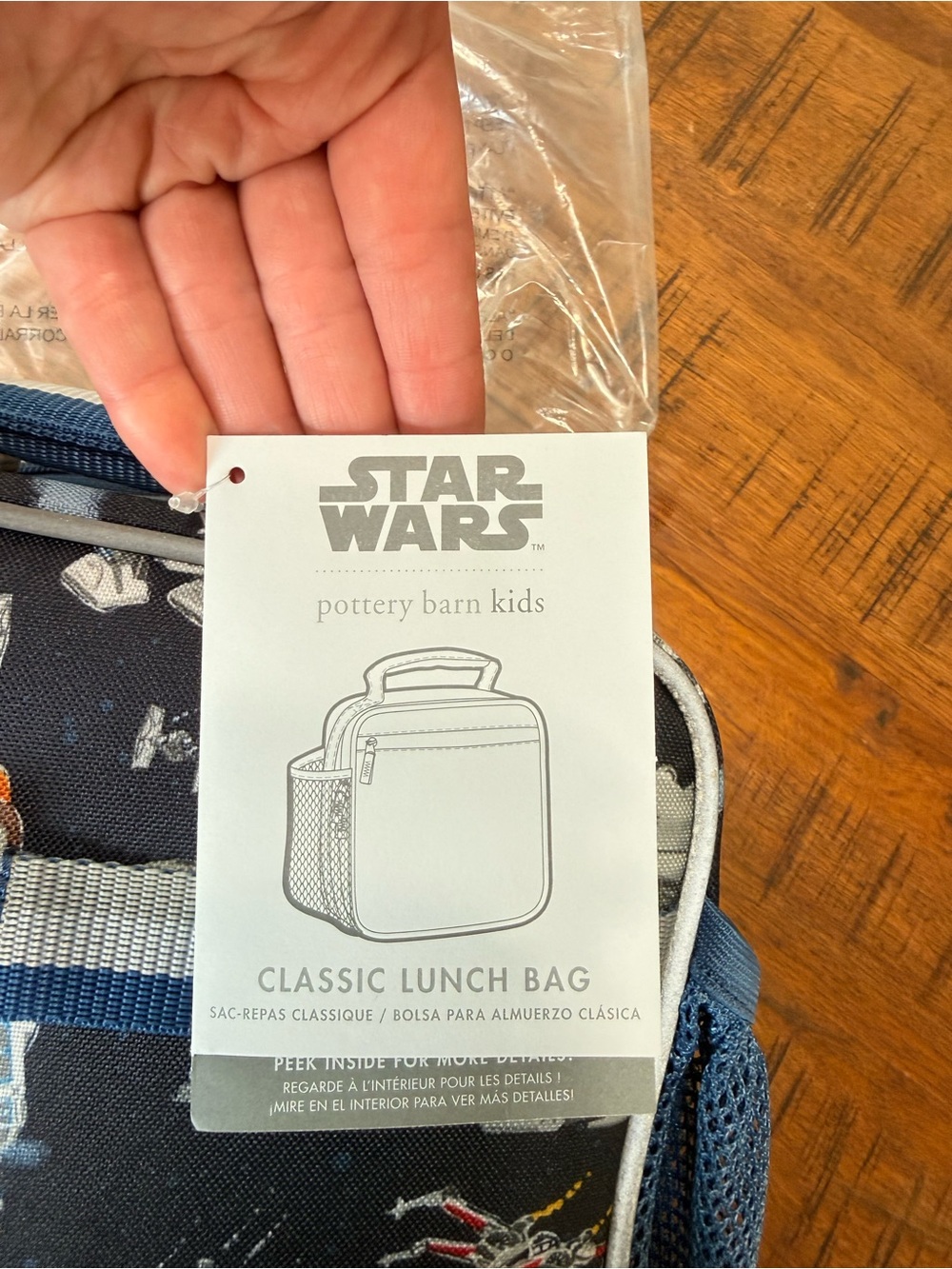 NWT Pottery Barn Kids Star Wars Classic Lunch Box - Picture 6 of 9